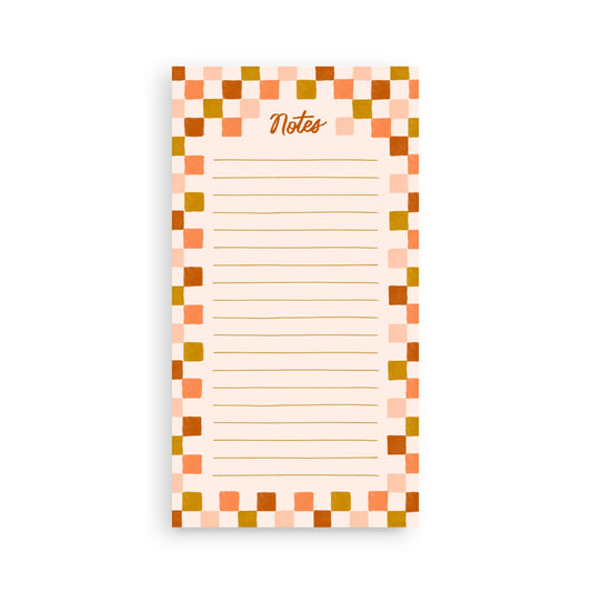 Checkered Notepad