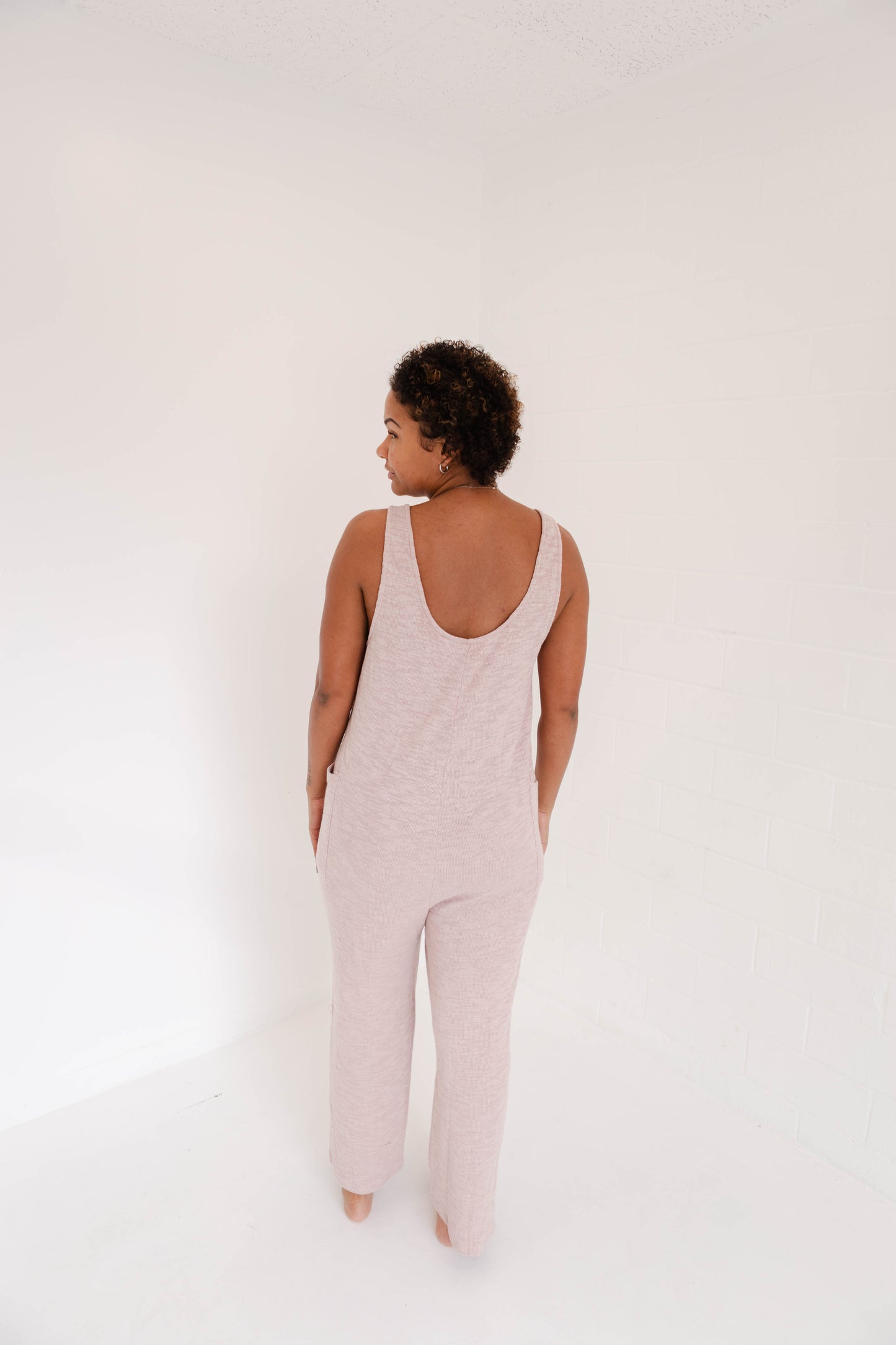 Throw On Scoop Neck Jumpsuit