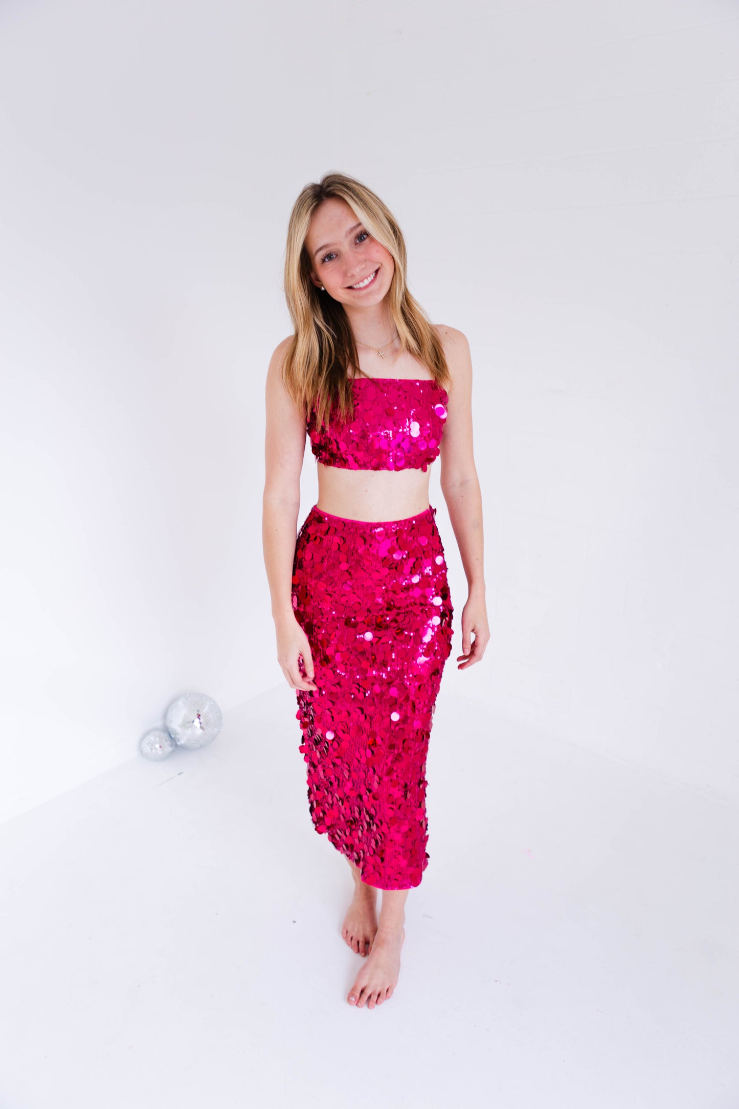 Barbie Pink Sequin Set