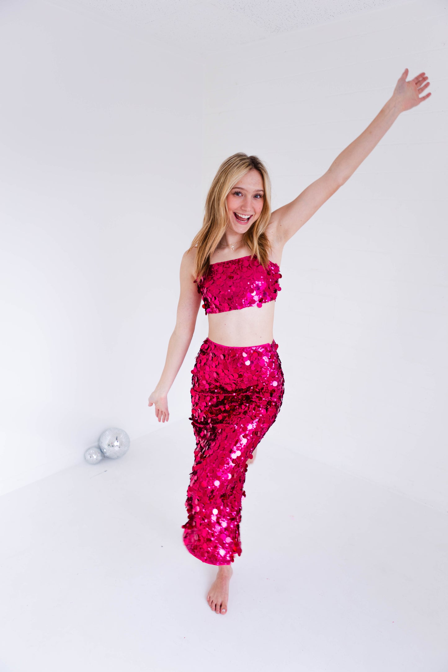 Barbie Pink Sequin Set