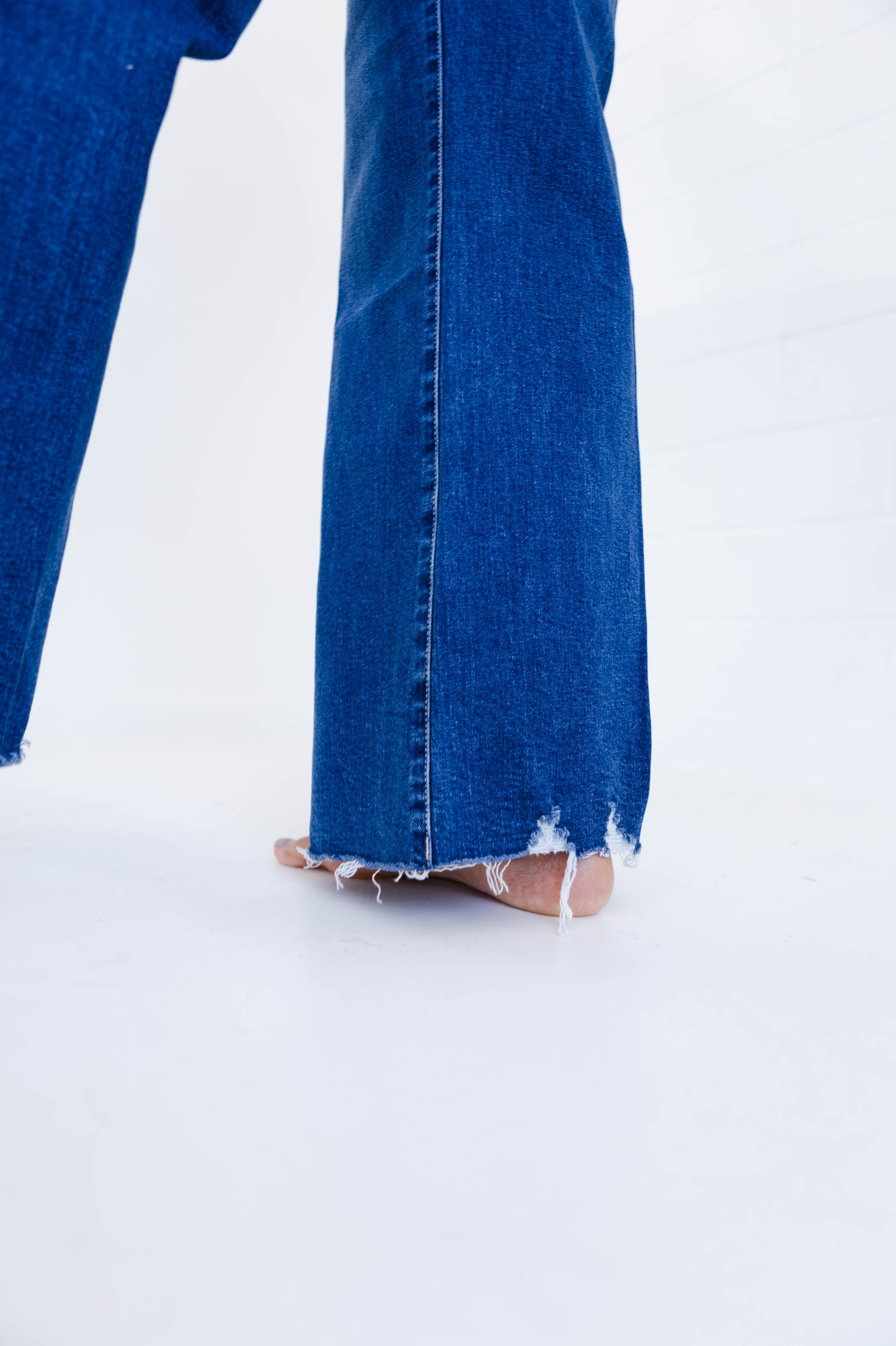 Dear John Fiona High Rise Wide Leg Jeans Portvell Denim