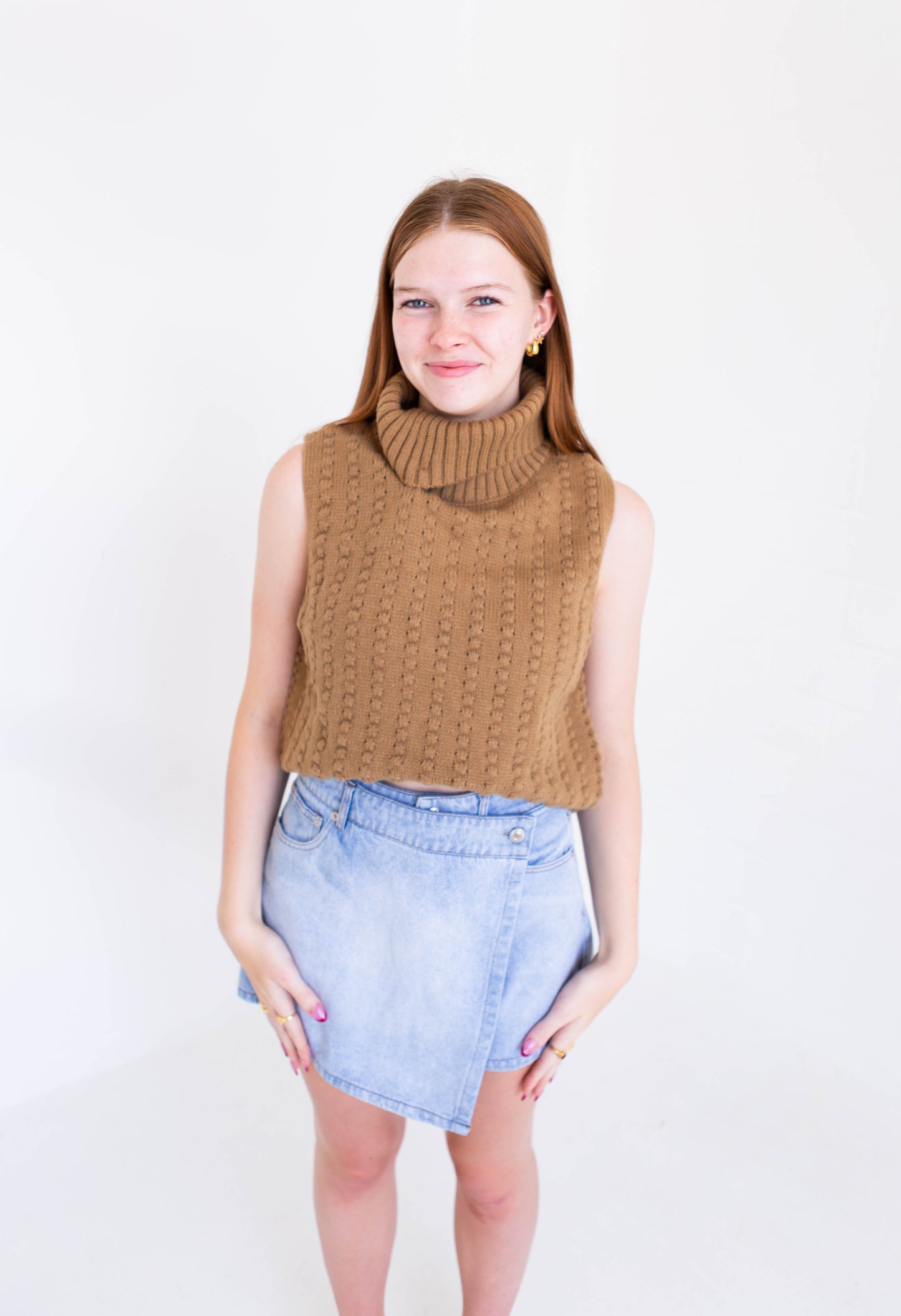 Camel Sweater Turtleneck