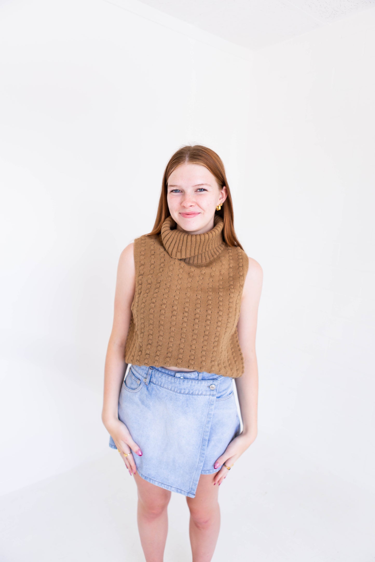 Camel Sweater Turtleneck