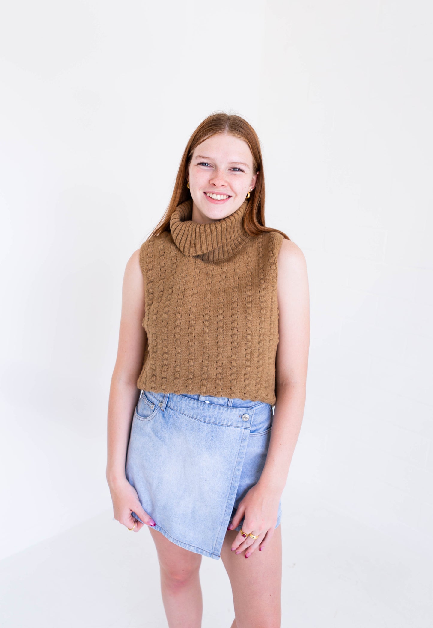 Camel Sweater Turtleneck