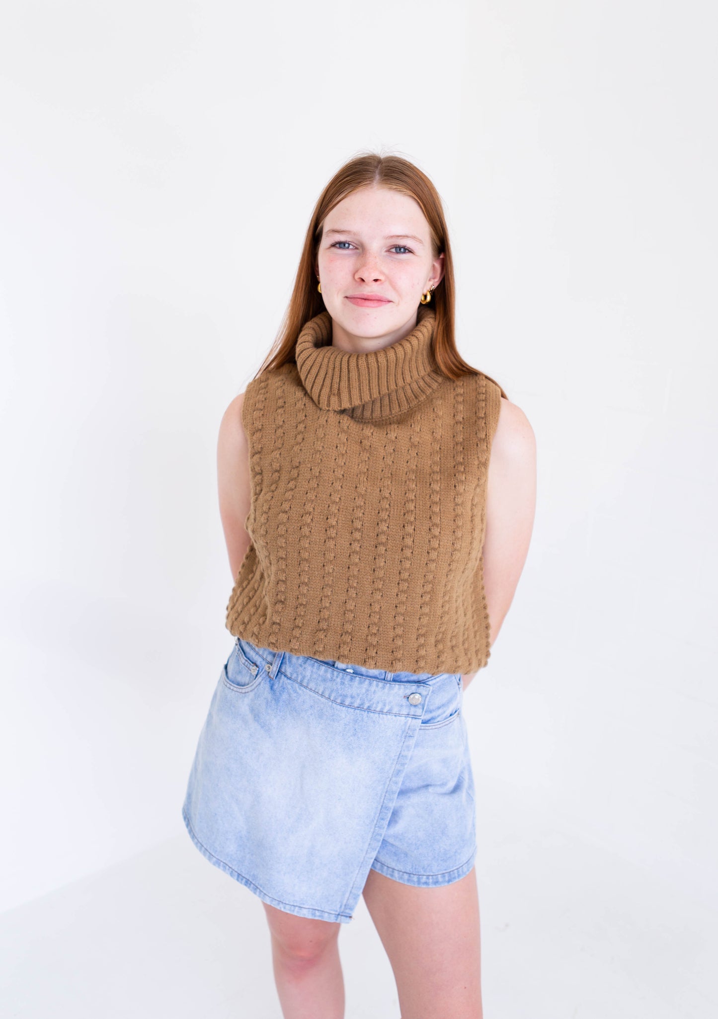 Camel Sweater Turtleneck